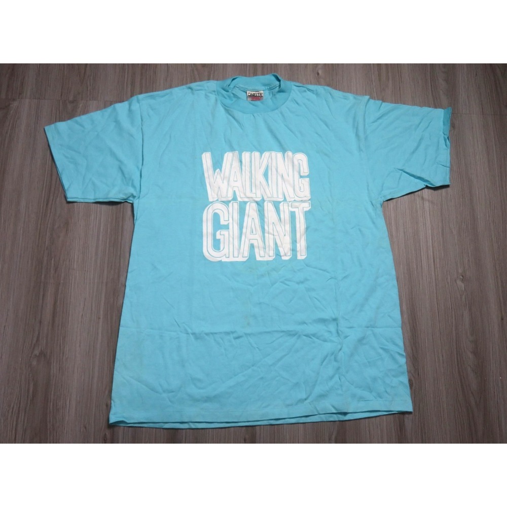 Walking Giant 1996 Bigfoot Records Alternative Rock Vintage Shirt Size XL RARE!